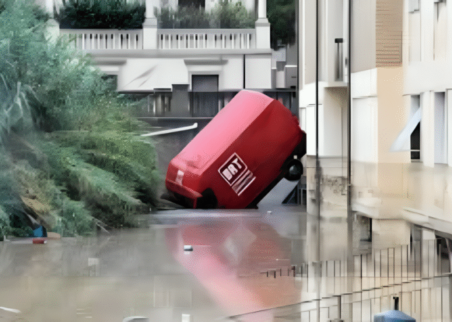Toskana Unwetter Wenn der Himmel über der Toskana seine Schleusen öffnet