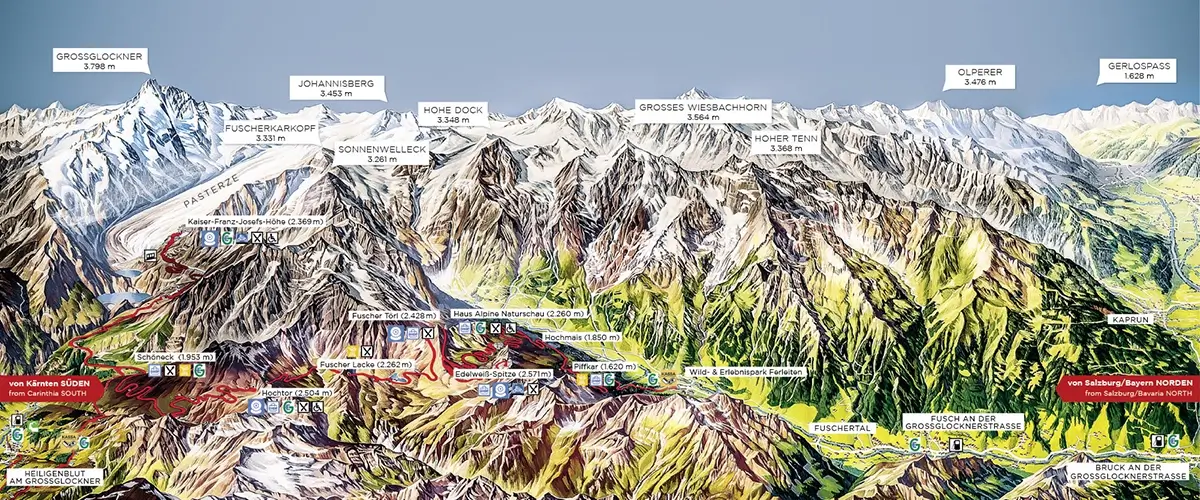 Großglockner Karte Ein Tor zu Österreichs Höchstem Berg